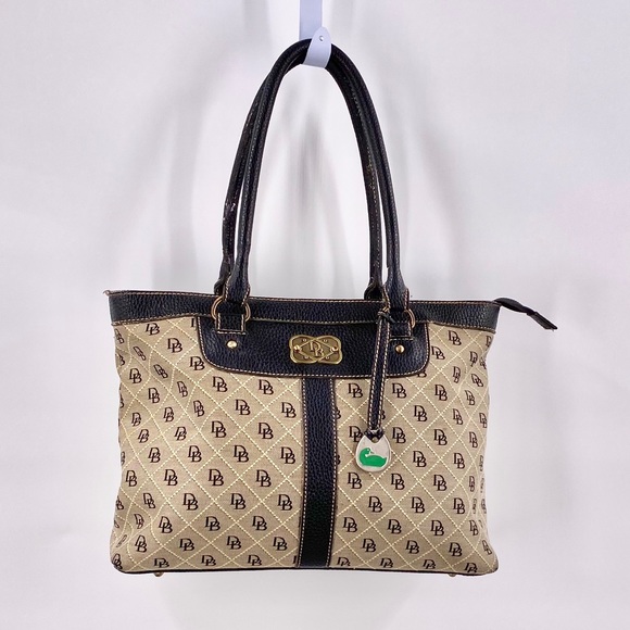 Dooney & Bourke Handbags - Dooney & Bourke Monogram Satchel 16 x 11 x 6